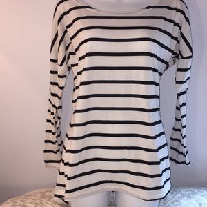 Striped Long Sleeve Tunic Size Small